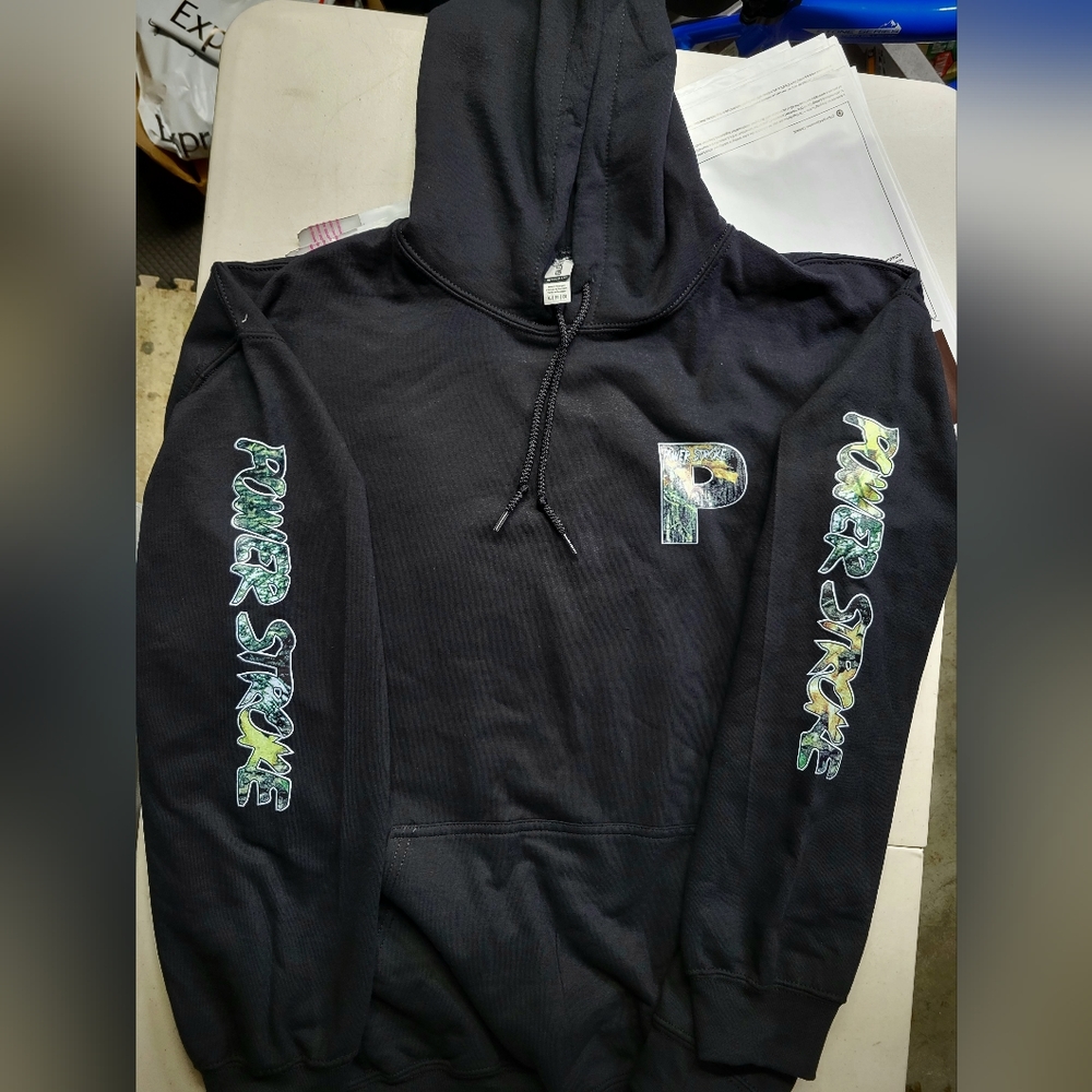 New hoodie camouflage powerstroke unisex size XL